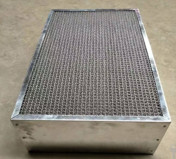 Rectangular Shape Mist Eliminator With Metal Frame