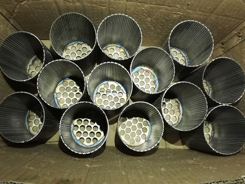 Perforated Tubes With One Side Open