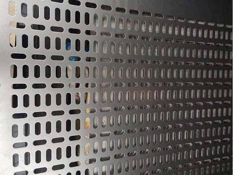 Oval Hole Perforated Metal